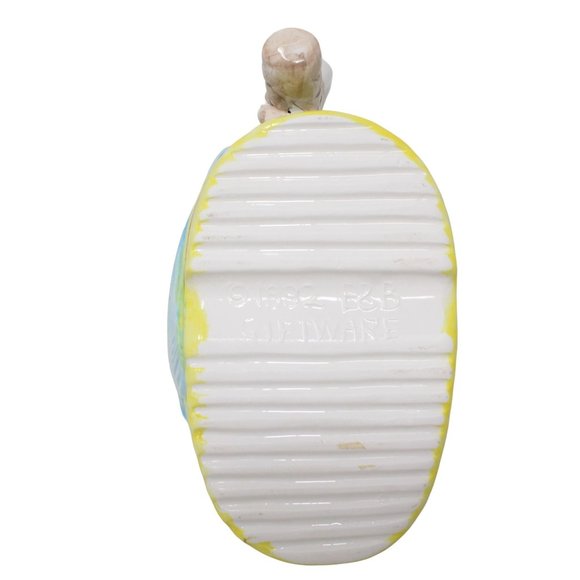 Vintage 1992 Fisherman Boot Coffee Mug Fishing Pole Handle E&B Giftware Company - Picture 7 of 10